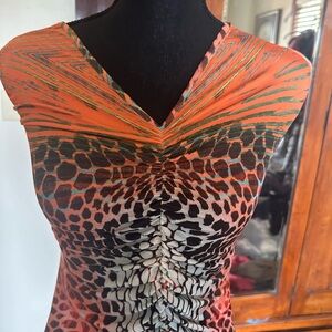 VENUS Neon Multicolor Sexy, scrappy low back dress!!!